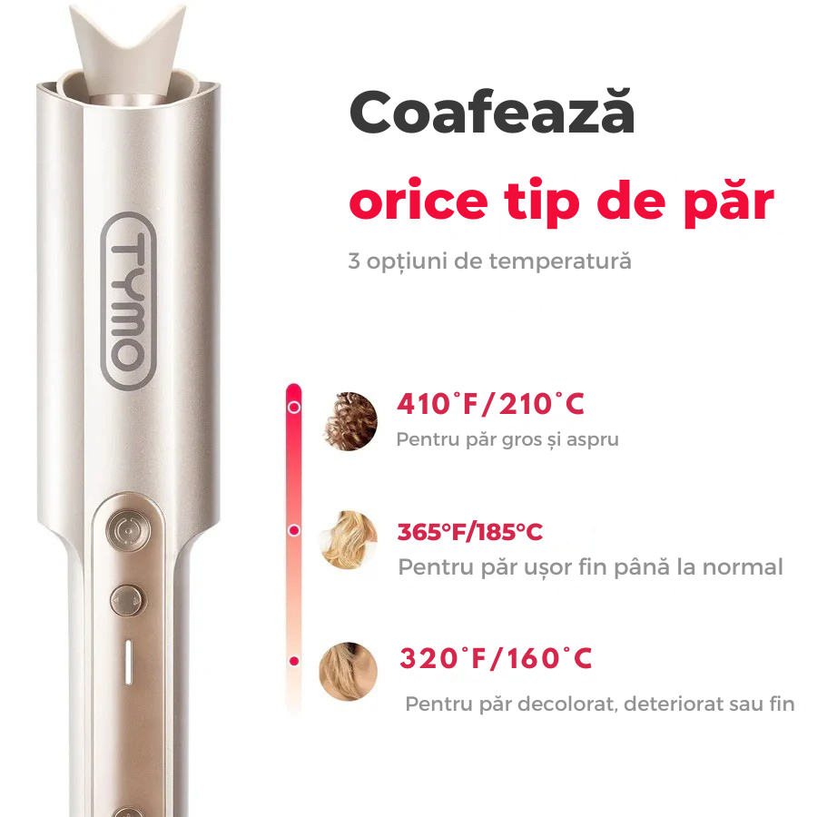 Ondulator Automat Profesional – Bucle Perfecte în Câteva Minute, Fără Efort