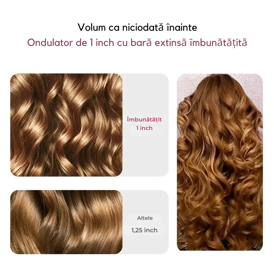 Ondulator Automat Profesional – Bucle Perfecte în Câteva Minute, Fără Efort